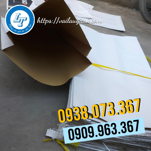 Cấu tạo mặt trong của bao xi măng Cấu tạo mặt trong của bao xi măng