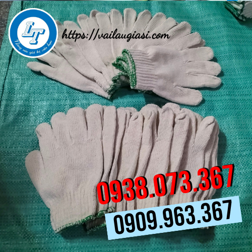 Bao tay len kem viền xanh Bao tay len kem viền xanh