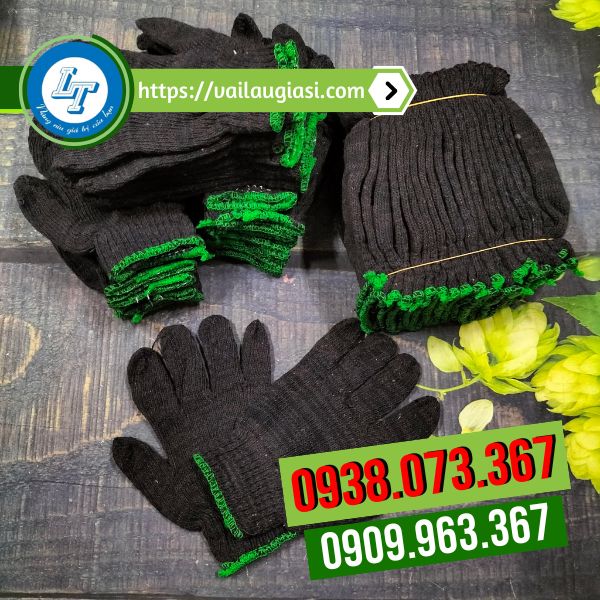 Bao tay len xám đen trọng lượng 50g Bao tay len xám đen trọng lượng 50g