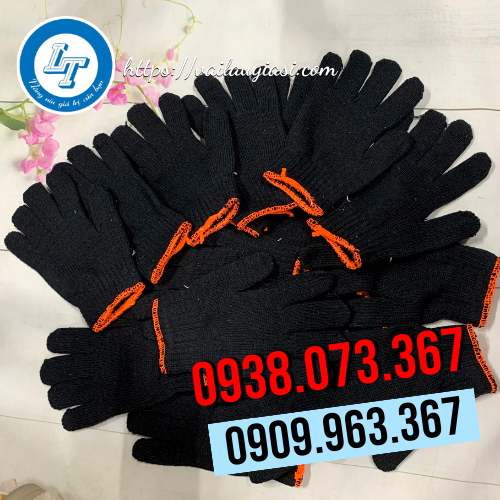 Bao tay xám đen viền cam giá rẻ Bao tay xám đen viền cam giá rẻ