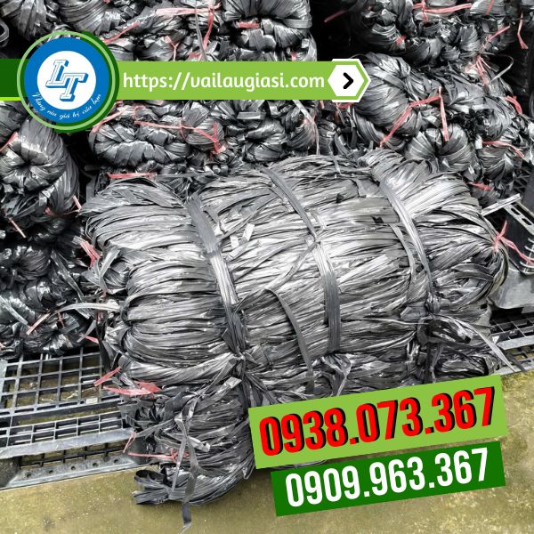 Bó dây nilon bẹ đen bóng quy cách 25kg Bó dây nilon bẹ đen bóng quy cách 25kg