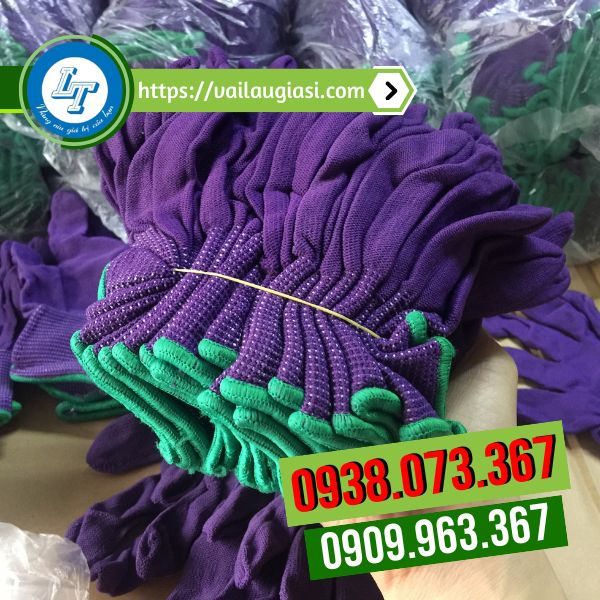 Bó 10 đôi găng tay vải thun mỏng Bó 10 đôi găng tay vải thun mỏng