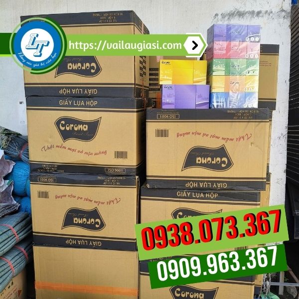 Bỏ sỉ số lượng khăn giấy rút hộp Corona