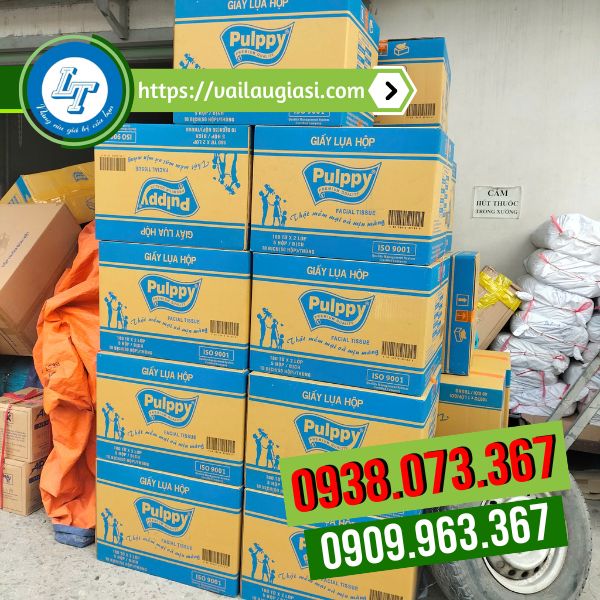 Bỏ sỉ số lượng khăn giấy rút hộp Pulppy Bỏ sỉ số lượng khăn giấy rút hộp Pulppy