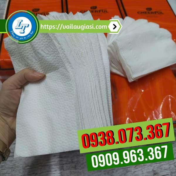 Chất liệu khăn giấy hoàn toàn từ bột giấy tự nhiên Chất liệu khăn giấy hoàn toàn từ bột giấy tự nhiên