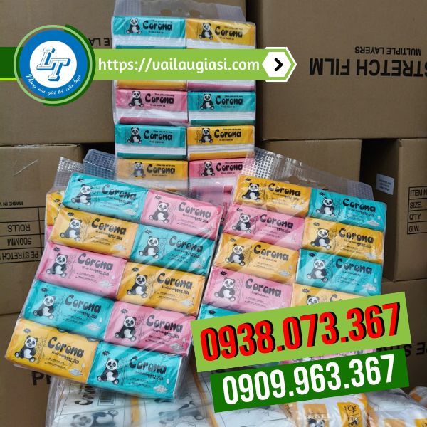 Khăn giấy rút corona giá rẻ Khăn giấy rút corona giá rẻ