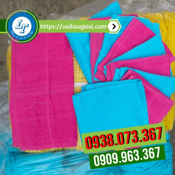 Chuyên sỉ khăn lau cotton đủ màu Chuyên sỉ khăn lau cotton đủ màu
