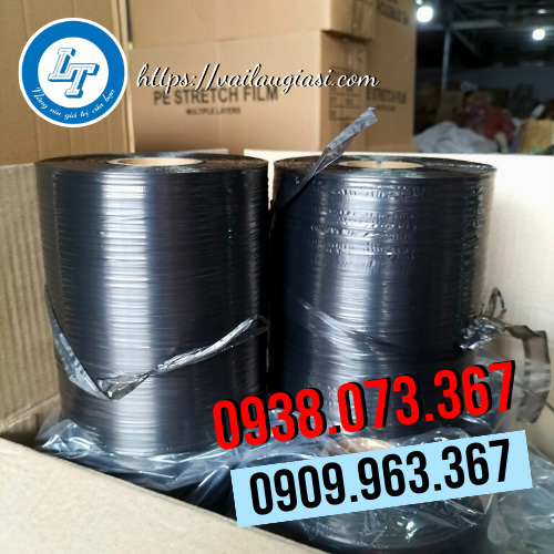 Cuộn dây nilon cột máy màu đen xám Cuộn dây nilon cột máy màu đen xám