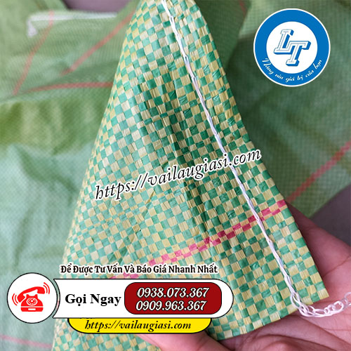 Đáy bao tải gạo đường may 2 đường chỉ Đáy bao tải gạo đường may 2 đường chỉ