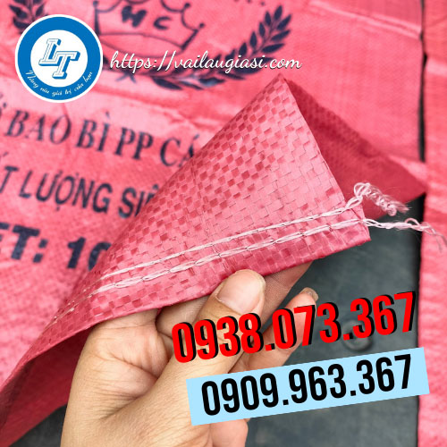 Đáy bao tải in logo may chỉ chắc chắn Đáy bao tải in logo may chỉ chắc chắn