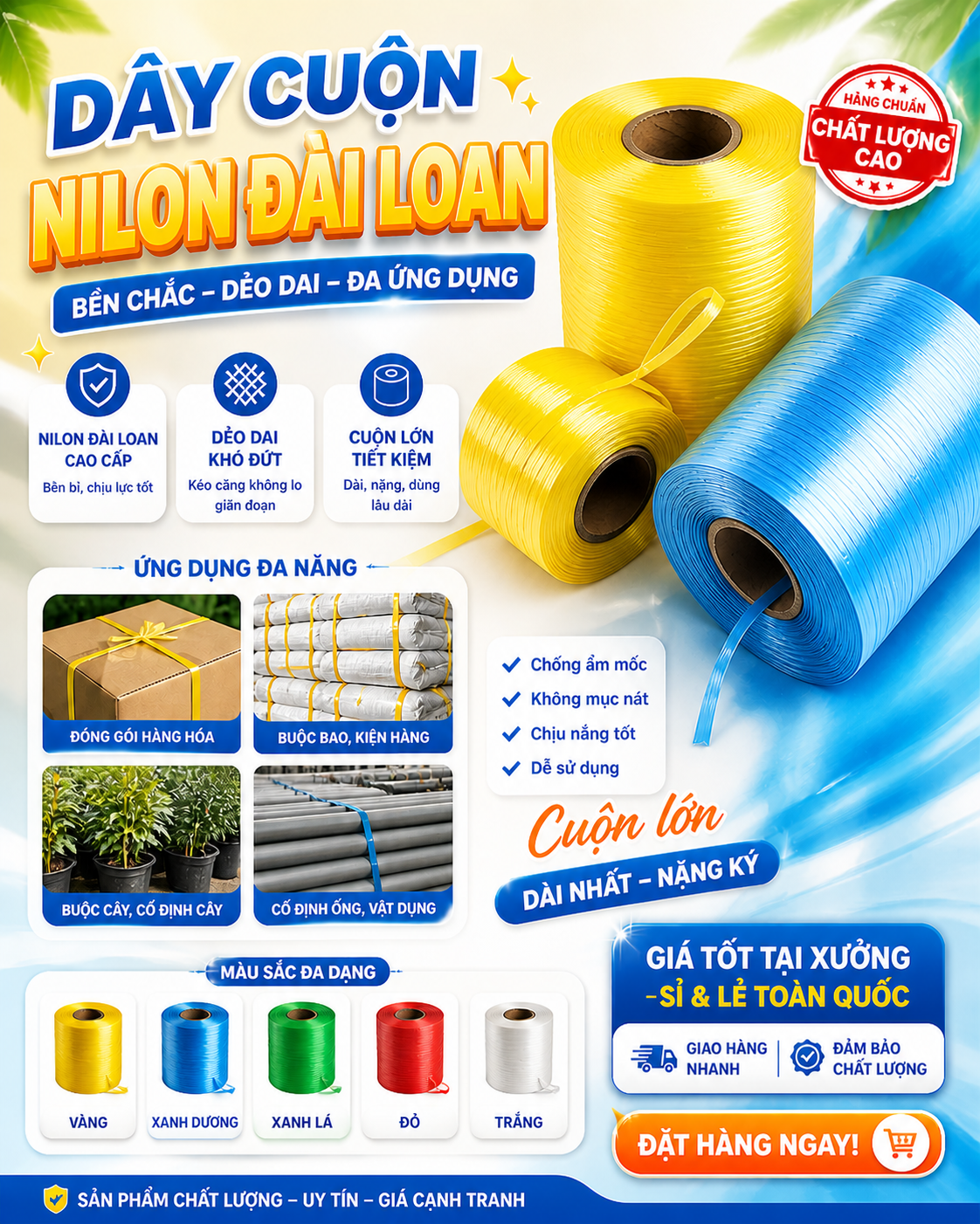 Dây nilon Đài Loan Dây nilon Đài Loan