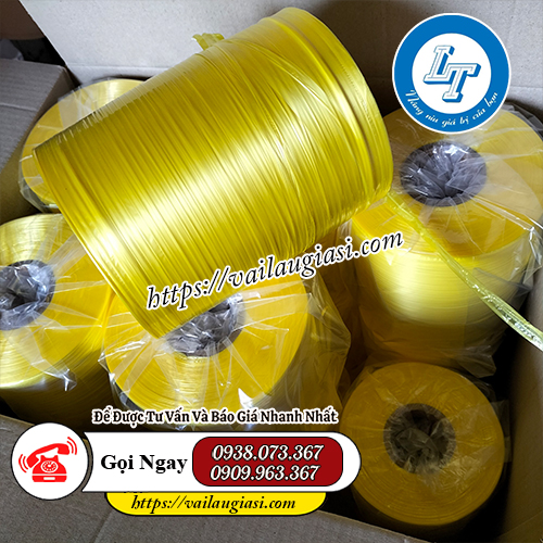 Dây nilon quấn máy màu vàng Dây nilon quấn máy màu vàng