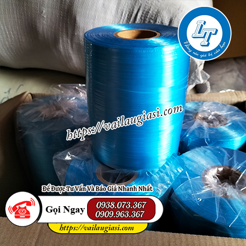 Dây nilon quấn máy màu xanh dương Dây nilon quấn máy màu xanh dương