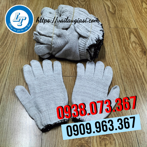 Găng tay len kem 1 viền đen Găng tay len kem 1 viền đen