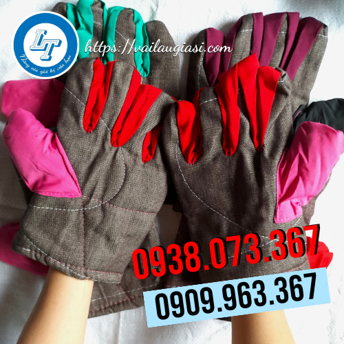 Găng tay vải mập an toàn, bền tốt Găng tay vải mập an toàn, bền tốt