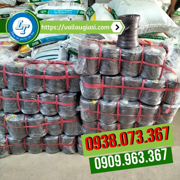 Đơn sỉ lẻ dây nilon ống màu đen 1kg Đơn sỉ lẻ dây nilon ống màu đen 1kg