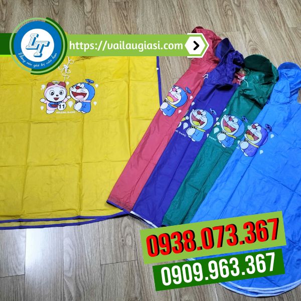 Áo mưa Doraemon đủ các màu sắc Áo mưa Doraemon đủ các màu sắc