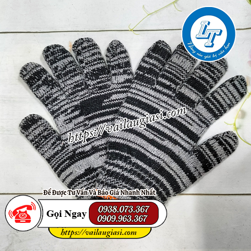 Găng tay len muối tiêu Găng tay len muối tiêu