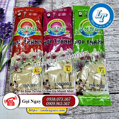 Găng tay cao su Hợp Thành size dài Găng tay cao su Hợp Thành size dài
