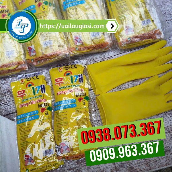 Găng tay cao su gia dụng Đông Cầu Vồng Găng tay cao su gia dụng Đông Cầu Vồng