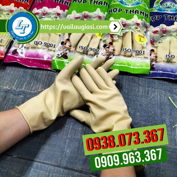 Găng tay cao su Hợp Thành giá bỏ sỉ rẻ Găng tay cao su Hợp Thành giá bỏ sỉ rẻ