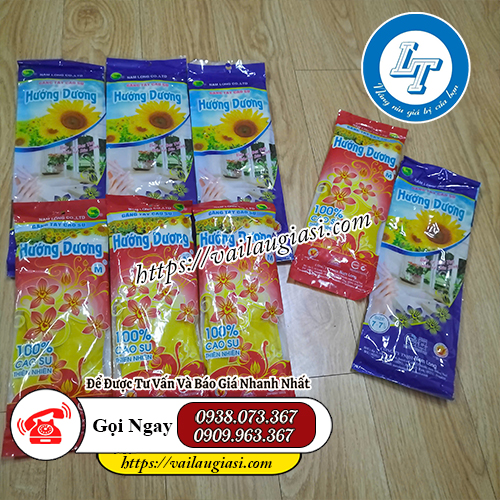 Găng tay cao su Hướng Dương đủ loại Găng tay cao su Hướng Dương đủ loại