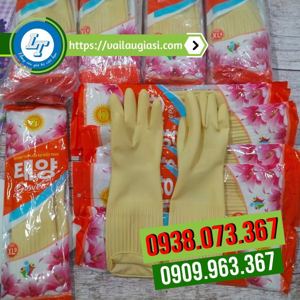 Găng tay cao su nếp nhăn size XL Găng tay cao su nếp nhăn size XL