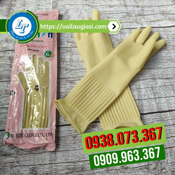Găng tay cao su Đông Cầu Vồng nếp nhăn XL9 Găng tay cao su Đông Cầu Vồng nếp nhăn XL9