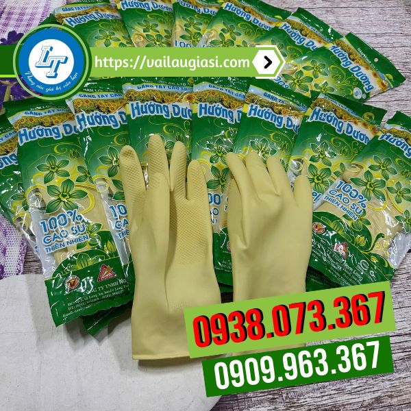 Găng tay rửa chén cao su Găng tay rửa chén cao su Hướng Dương