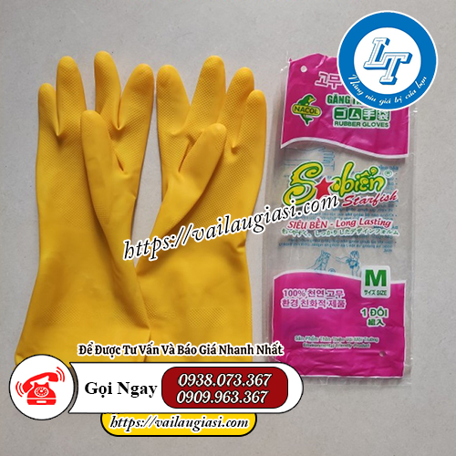 Găng tay cao su Sao biển size M Găng tay cao su Sao biển size M