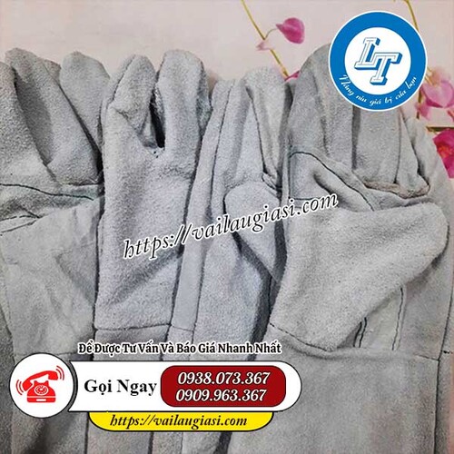 Găng tay da hàn màu xám Găng tay da hàn màu xám