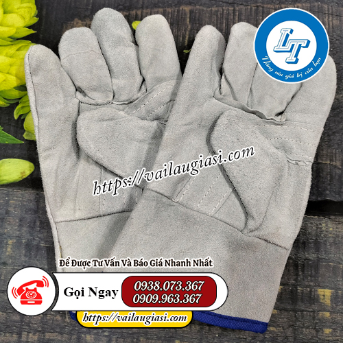 Găng tay da hàn màu xám Găng tay da hàn màu xám