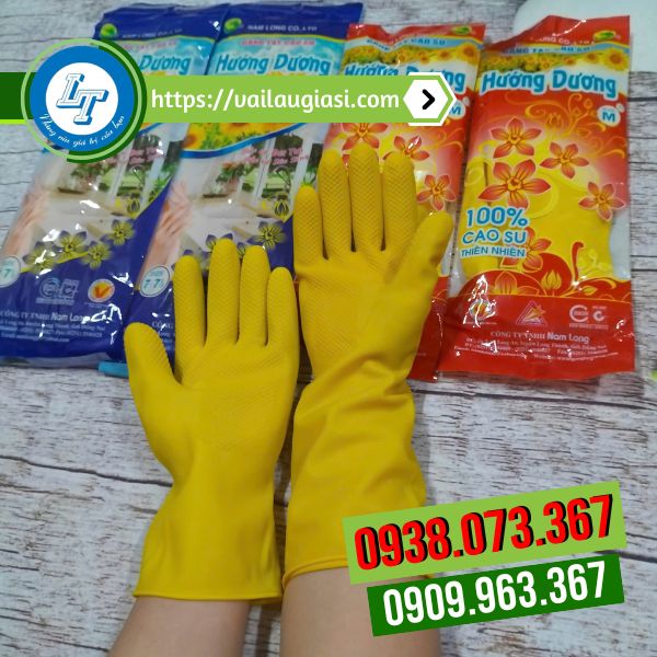 Găng tay cao su Hướng Dương ngắn và trung Găng tay cao su Hướng Dương ngắn và trung