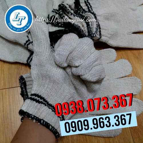 Găng tay len kem 2 viền dày dặn Găng tay len kem 2 viền dày dặn