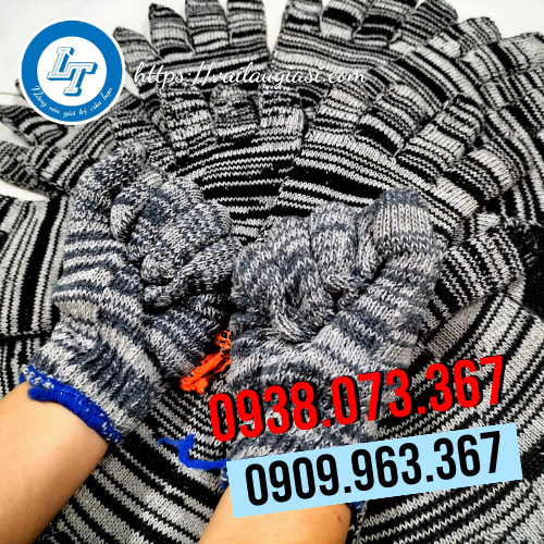 Găng tay len muối tiêu Găng tay len muối tiêu