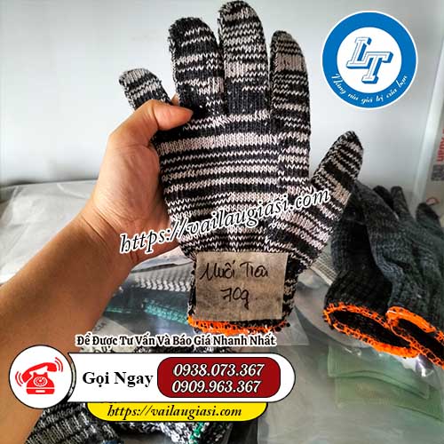 Găng tay muối tiêu 70g Găng tay muối tiêu 70g