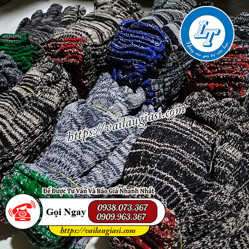 Găng tay len muối tiêu đủ quy cách, giá sỉ rẻ Găng tay len muối tiêu đủ quy cách, giá sỉ rẻ