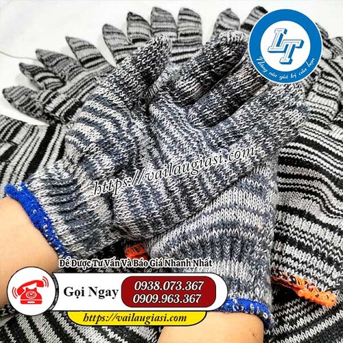 Găng tay len muối tiêu Găng tay len muối tiêu