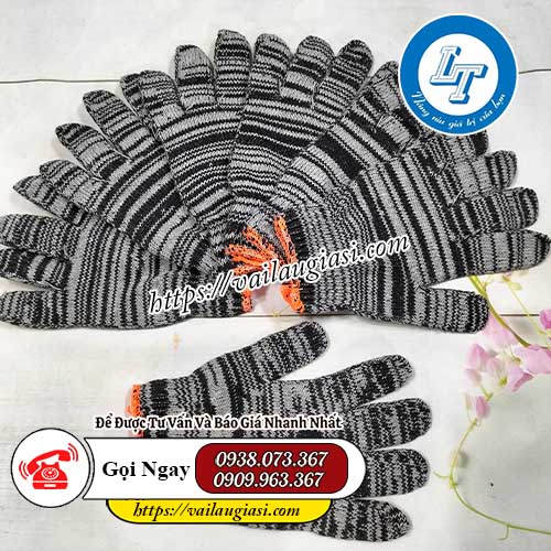 Găng tay len muối tiêu có trọng lượng 70g Găng tay len muối tiêu có trọng lượng 70g