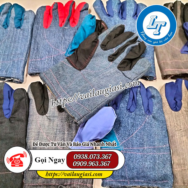 Găng tay vải jean Găng tay vải jean