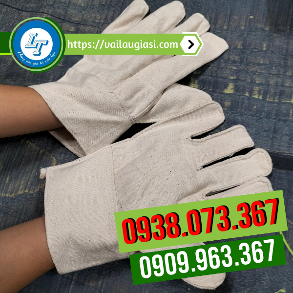 Găng tay vải bạt số 9 Găng tay vải bạt số 9