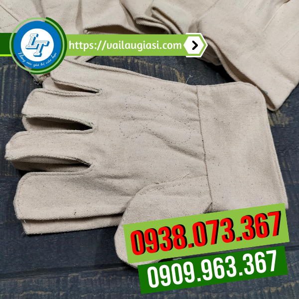 Găng tay vải bạt số 9 với đường may tinh tế chắc chắn Găng tay vải bạt số 9 với đường may tinh tế chắc chắn