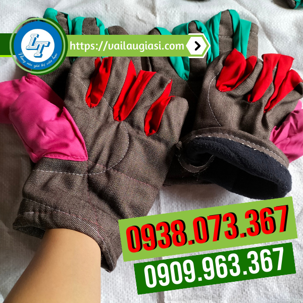 găng tay vải mập chống nóng chống cắt nhẹ găng tay vải mập chống nóng chống cắt nhẹ