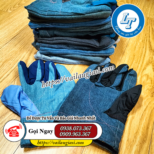 Găng tay vải jean Găng tay vải jean