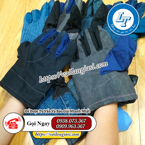 Găng tay vải jean giá sỉ rẻ găng tay vải jean giá sỉ rẻ