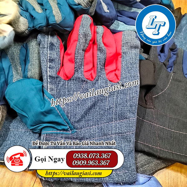 Găng tay vải jean giá sỉ rẻ Găng tay vải jean giá sỉ rẻ
