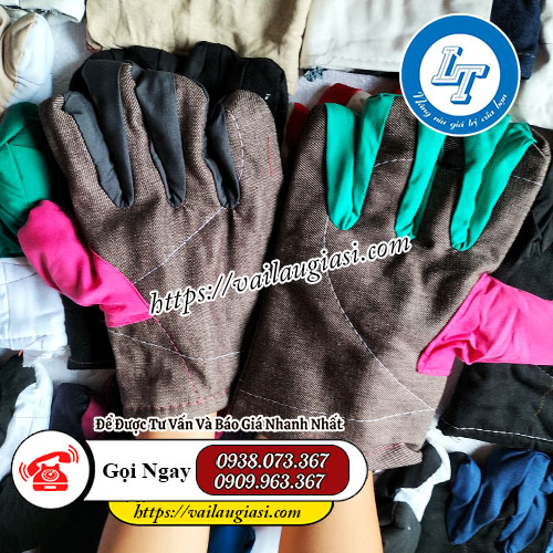 Găng tay vải mập được sản xuất từ chất liệu vải kaki Găng tay vải mập được sản xuất từ chất liệu vải kaki