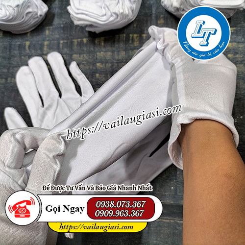 Găng tay vải thun có độ co giãn cao Găng tay vải thun có độ co giãn cao
