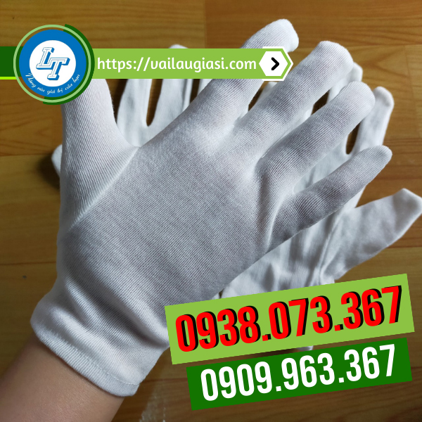 Găng tay vải thun lạnh chất lượng, an toàn Găng tay vải thun lạnh chất lượng, an toàn