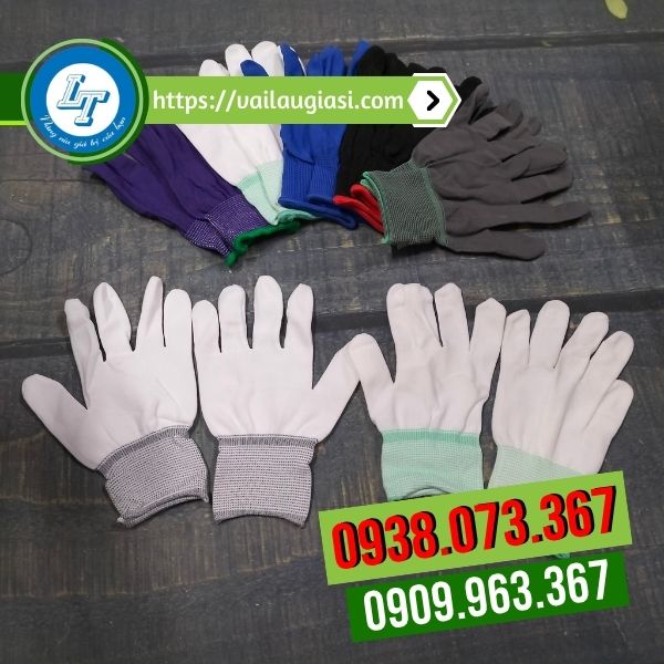 Găng tay vải thun mỏng giá tại kho Lê Thanh Găng tay vải thun mỏng giá tại kho Lê Thanh